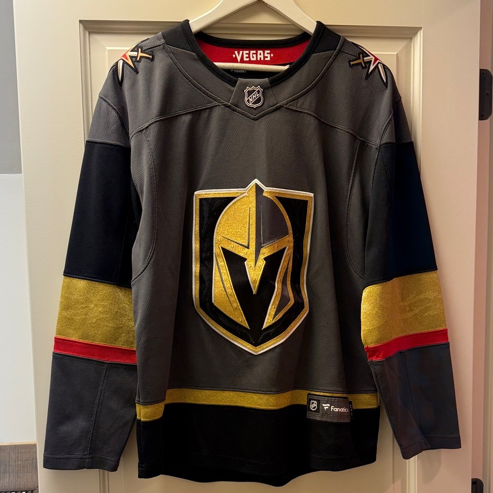 Fanatics Vegas Golden Knights Gray and Gold Jersey